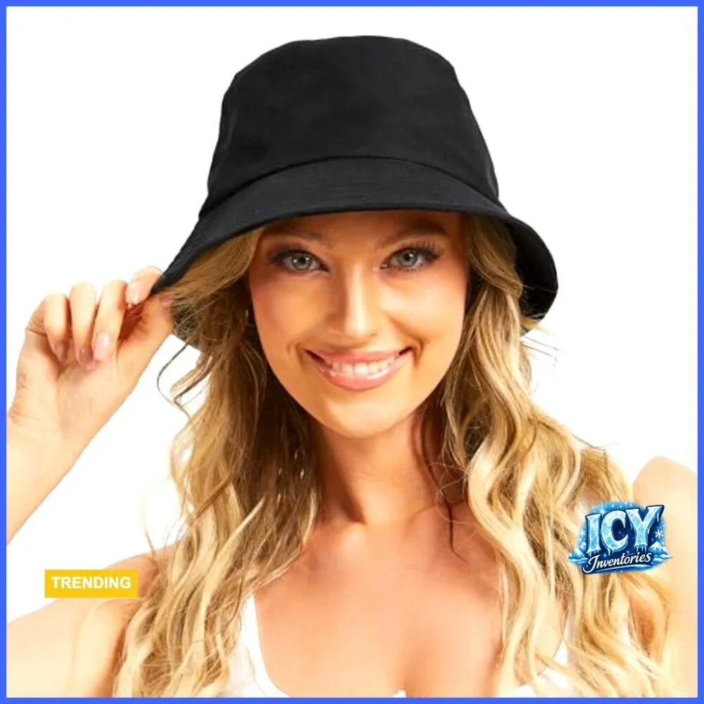 Reversible Cotton Bucket Hat, One Size, Sun Protection, Travel Ready